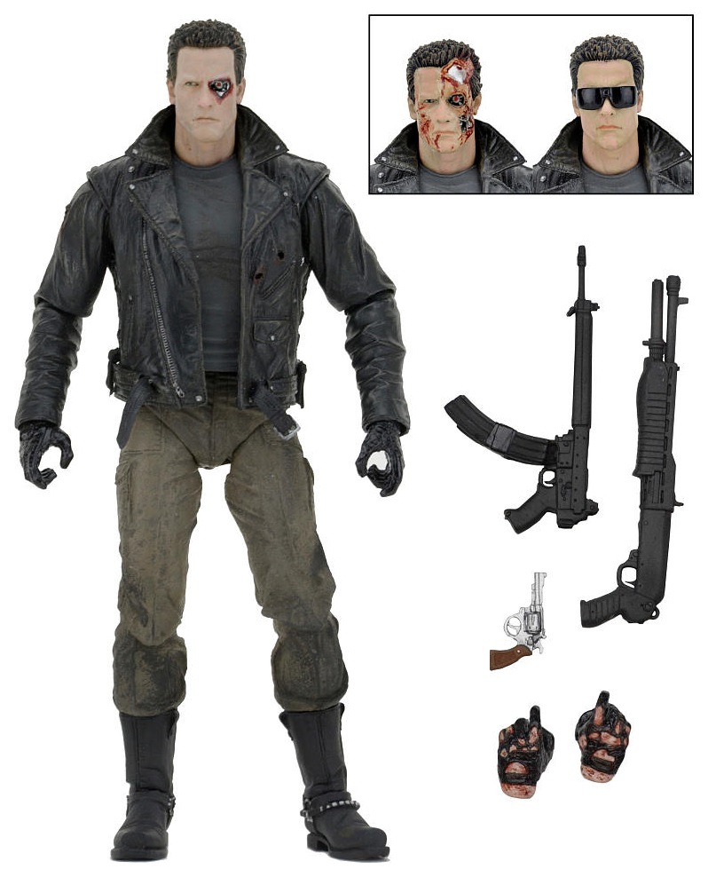 Терминатор: Ультимейт Полицейский Участок Т-800 (Terminator Ultimate Police Station Assault T-800 Action Figure - 7")