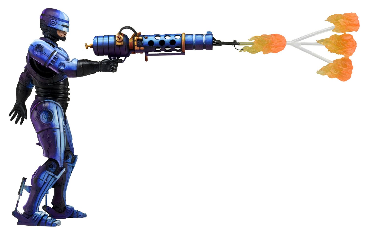 Робокоп Классический из Видеоигры с Огнеметом (RoboCop 93 Video Game 7" Series 2 Robocop Action Figure with Flamethrower)