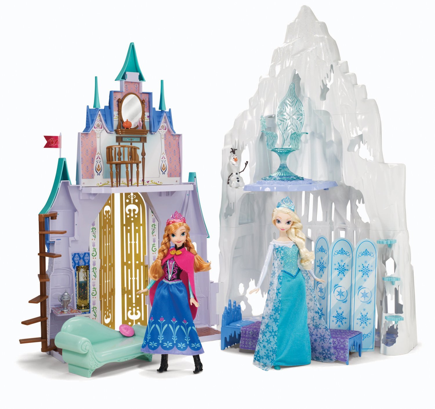 Холодное Сердце: Замок Арендель и Ледяной Замок (Disney Frozen Castle ...