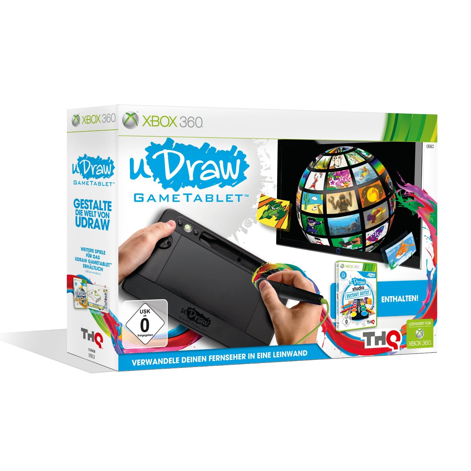 uDraw GameTablet (Xbox 360) + игра Instant Artist