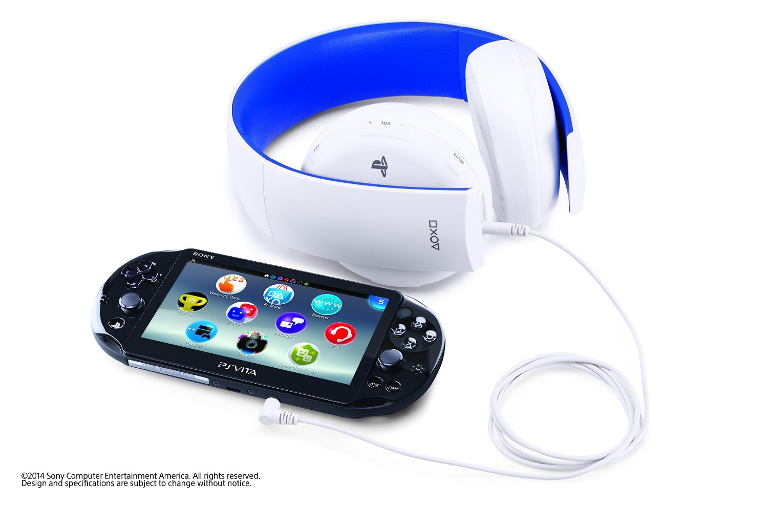 Гарнитура SONY Gold White Wireless Stereo Headset 7.1 (PC, PS3, PS4