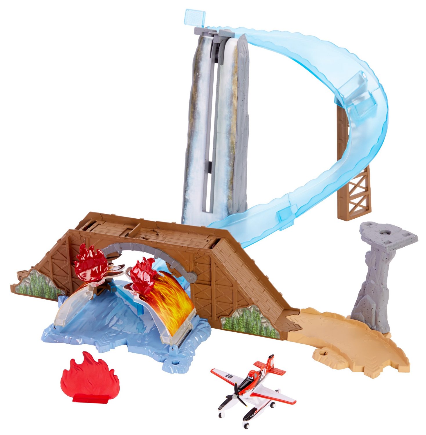 Самолеты 2: Огонь и Вода - Водопад Спасение Трек (Disney Planes Waterfall Rescue Track Set)