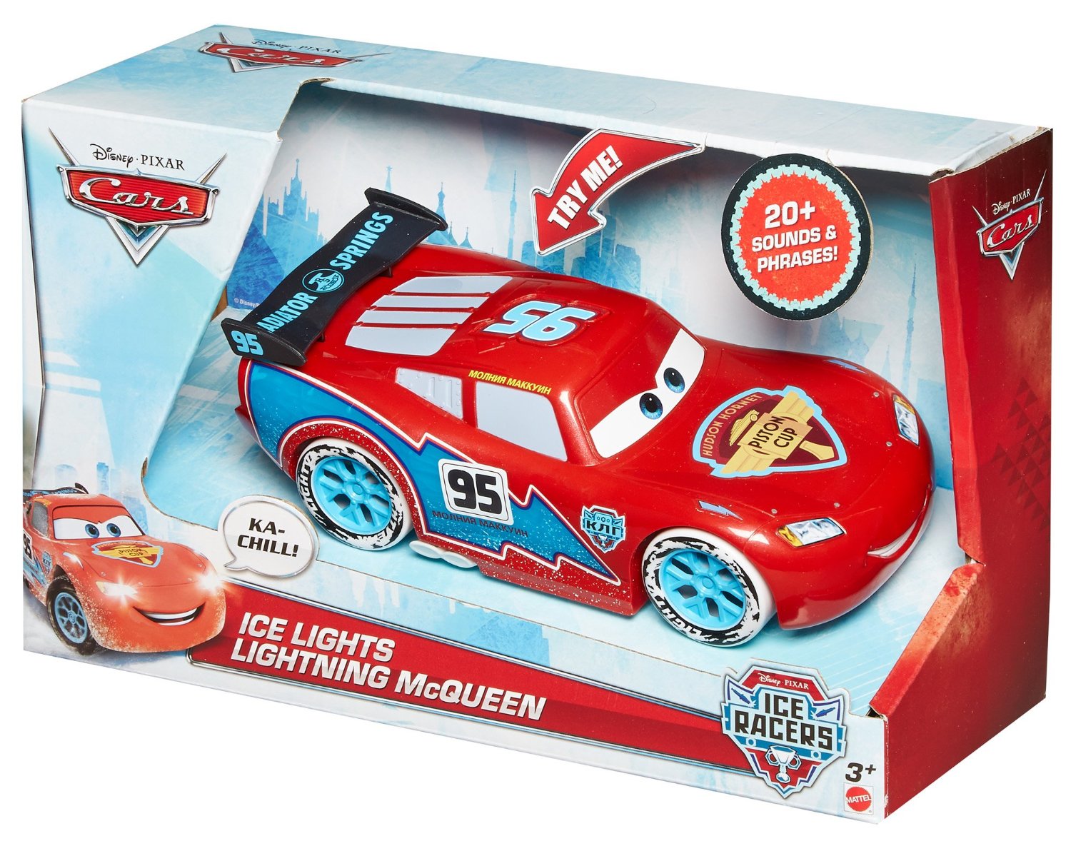 Тачки: Зимний Гонщик Молния Маквин (Cars Ice Racers Large Lightning McQueen)