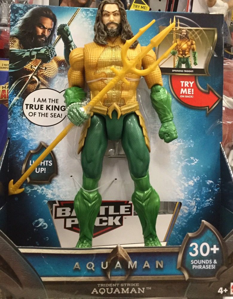 aquaman trident strike figure