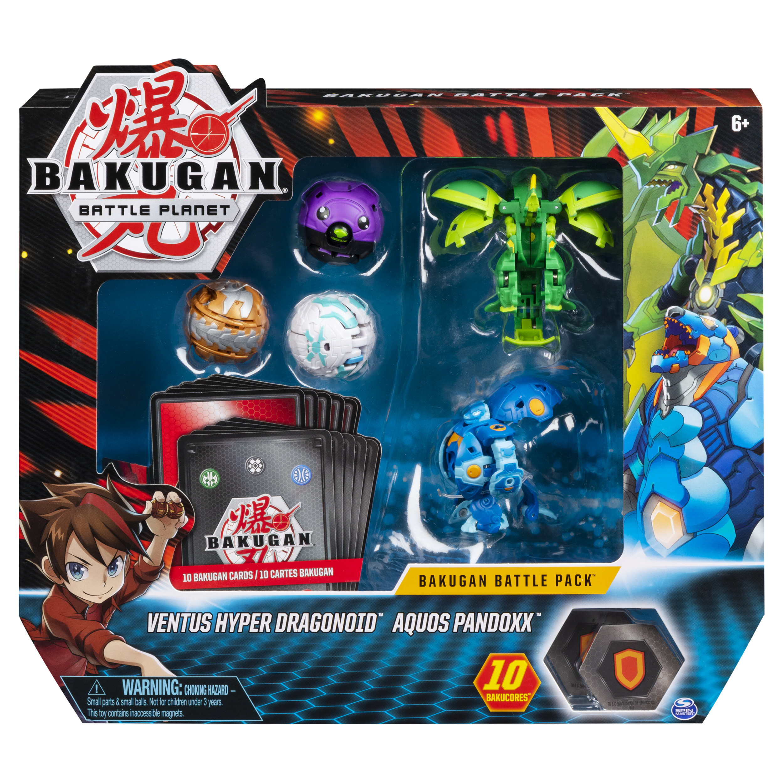 Бакуган Батл Пак Вентус Гипер Драгоноид и Аквоус Пандокс [Bakugan ...