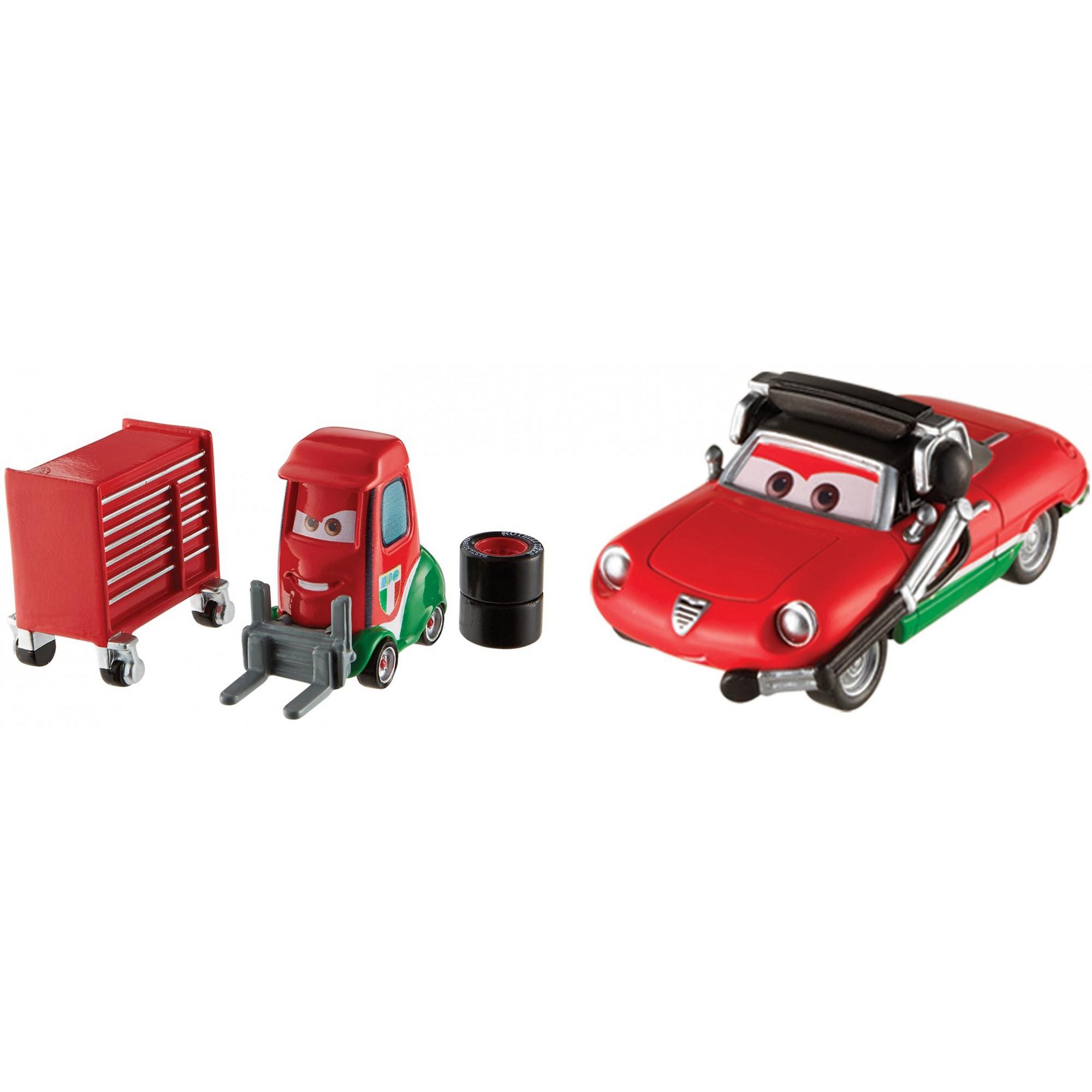 Тачки 3: Игровой набор (Cars 3 Giuseppe Motorosi and Alex Machino Vehicle Set)