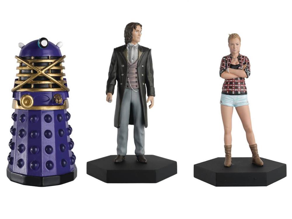 Набор из 3х фигурок Доктор Кто - Восьмой доктор, Люси Миллер и Далек ...