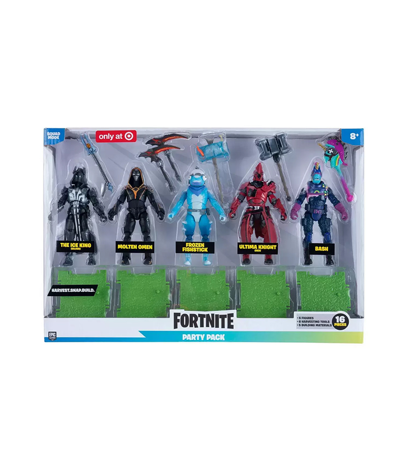 Набор Фортнайт Парти Пак (Fortnite Party Pack The Ice King, Molten Omen ...