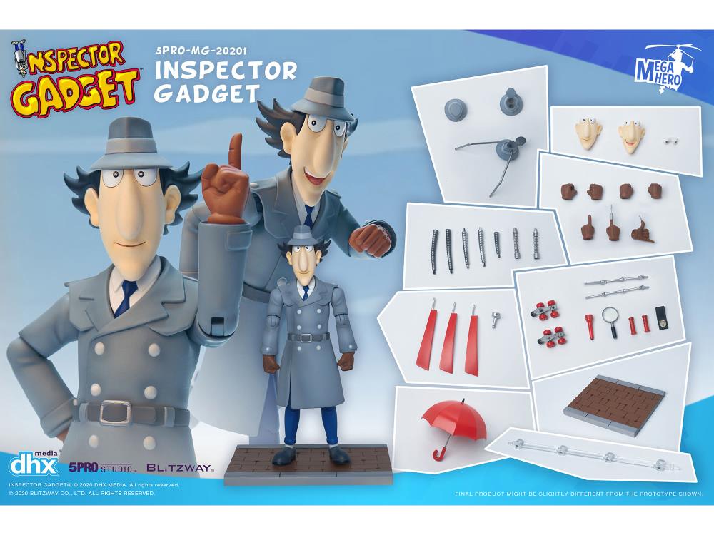 Фигурка Инспектор Гаджет (Inspector Gadget Megahero Inspector Gadget ...