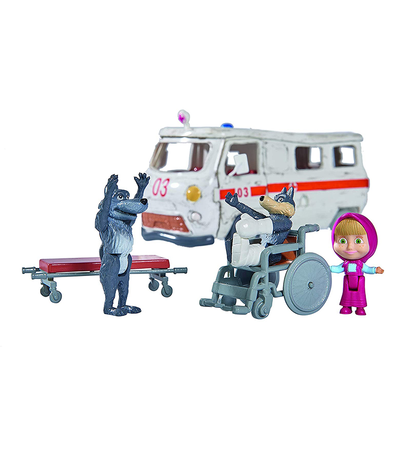 Игровой набор Маша и Медведь: "Скорая" ("Masha and The Bear" Playset ...