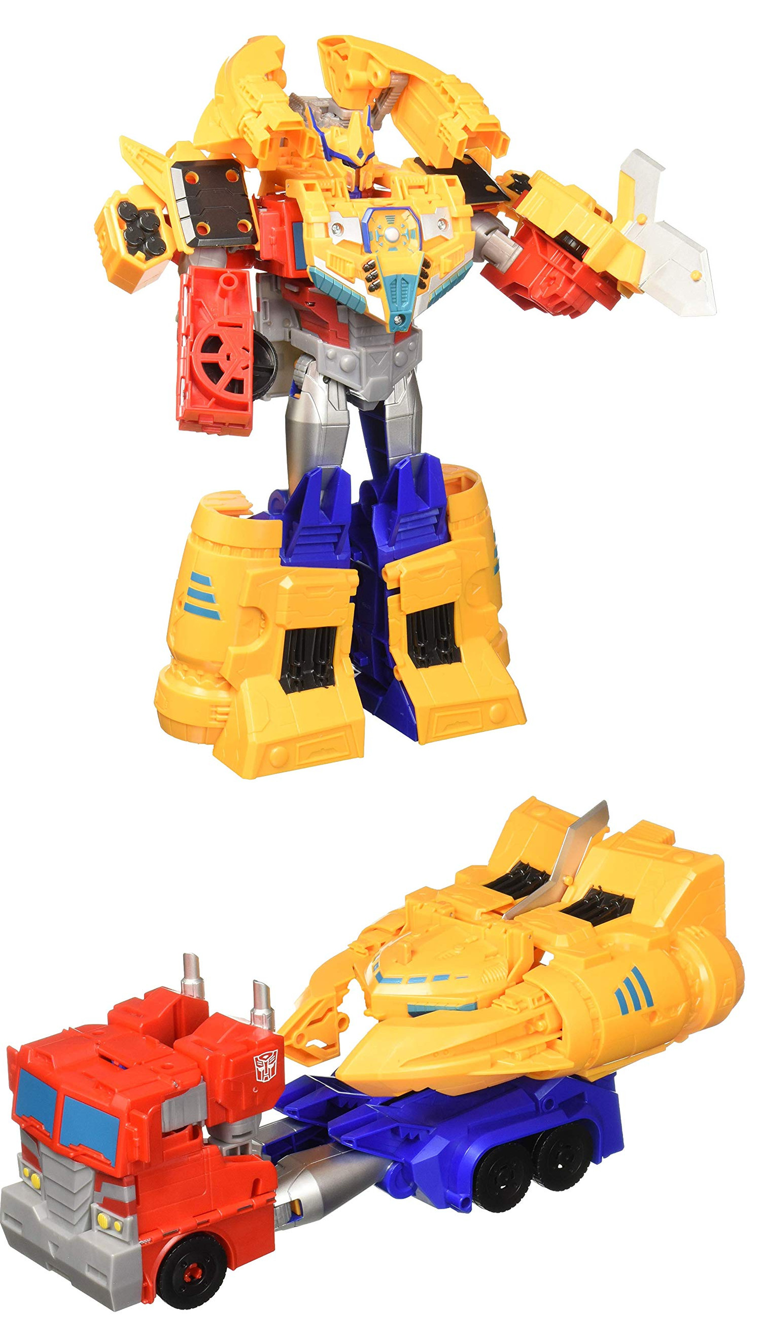 Трансформеры: Кибервселенная Элит Оптимус Прайм (Transformers: Cyberverse Elite Class Ark Power Optimus Prime Action Figure)