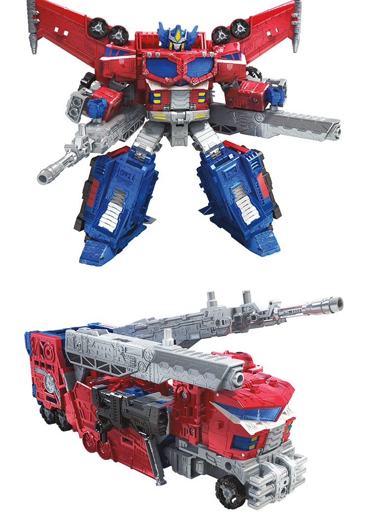Игрушка Трансформеры Война за Кирбертрон Оптимус Прайм (Transformers: War for Cybertron - Siege Leader Galaxy Upgrade Optimus Prime Action Figure)