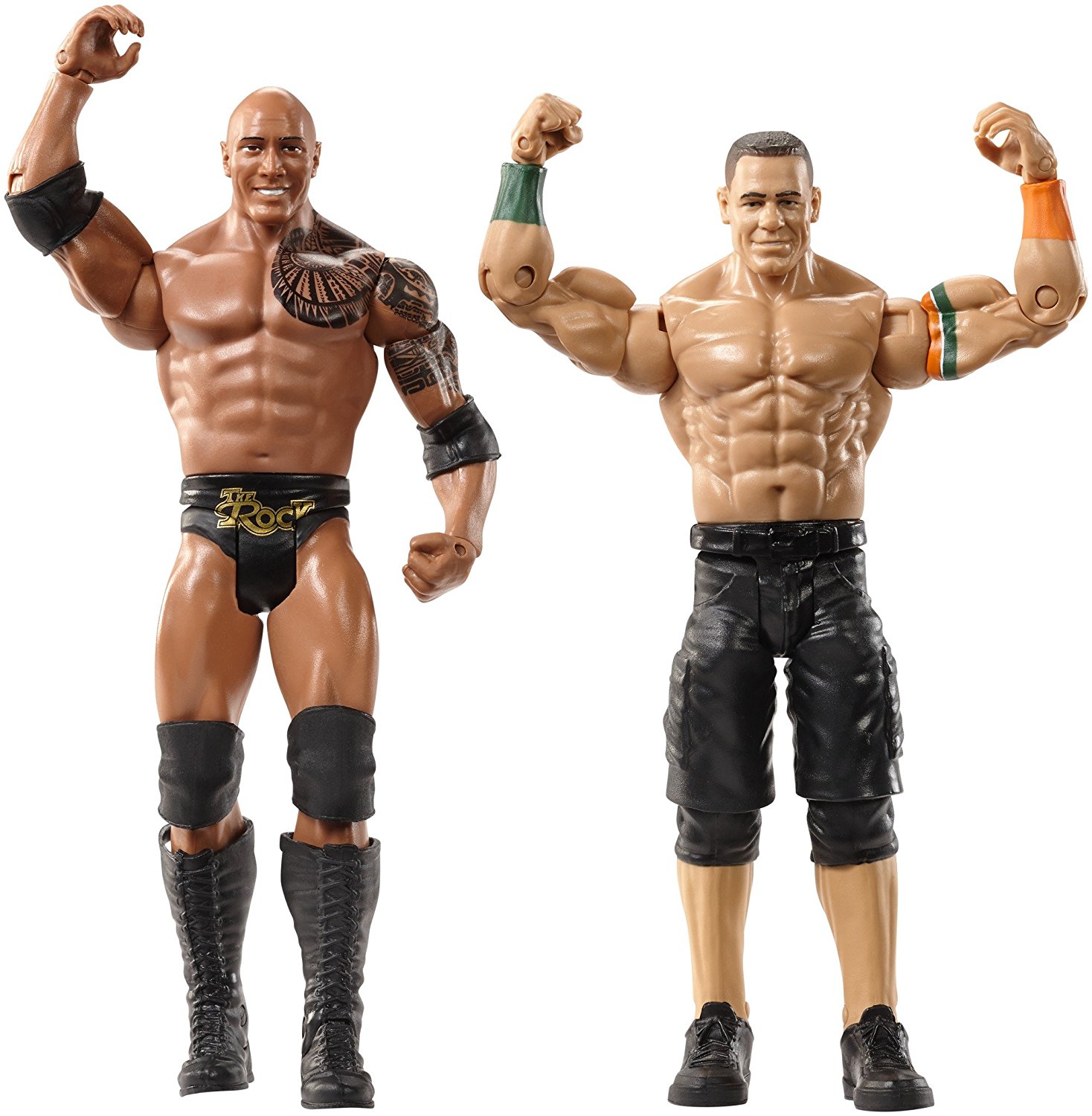 Фигурки WWE WrestleMania Скала & Джон Сина (WWE WrestleMania The Rock ...