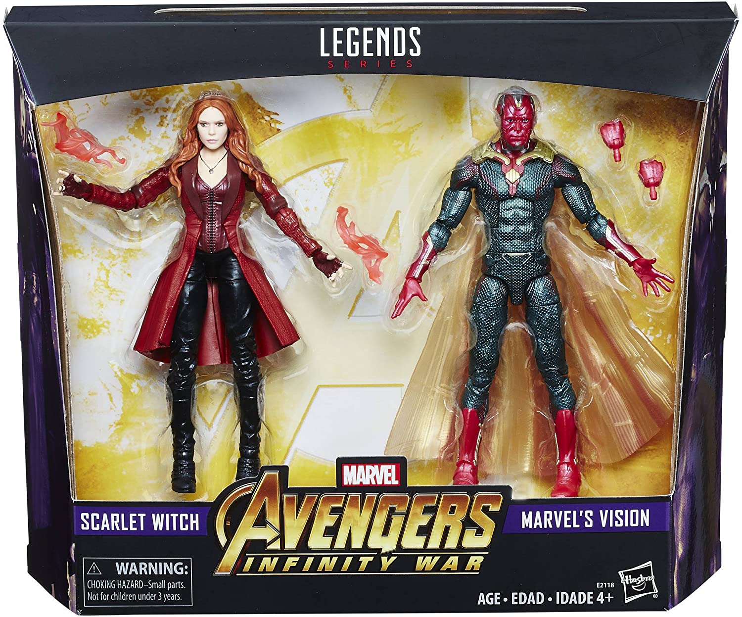 Marvel legends vision scarlet outlet witch 2 pack