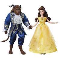 Куклы Красавица и чудовище: Белль и Чудовище (Disney Beauty and the Beast Grand Romance Doll Set Belle & Beast) мини