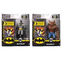 Фигурки Бэтмен и Мен-бэт (BATMAN Man-BAT Action Figures with 6 Mystery Accessories)