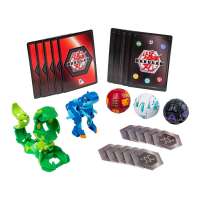 Бакуган Батл Пак Вентус Фангзор и Аквас Трокс [Bakugan Battle Pack 5-Pack Ventus Fangzor and Aquos Trox Collectible Cards and Figures]