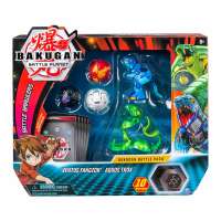 Бакуган Батл Пак Вентус Фангзор и Аквас Трокс [Bakugan Battle Pack 5-Pack Ventus Fangzor and Aquos Trox Collectible Cards and Figures]