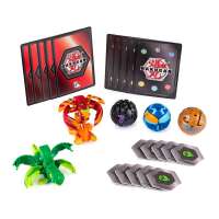 Бакуган Батл Пак Фаэдрус и Гидроноид [Bakugan Battle Pack 5-Pack Ventus Phaedrus and Pyrus Hydranoid Collectible Cards and Figures]