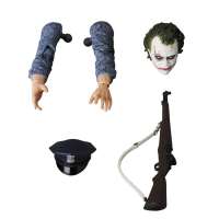 Фигурка Тёмный рыцарь - Джокер Коп (Batman Dark Knight The Joker Cop Version Mafex Action Figure)