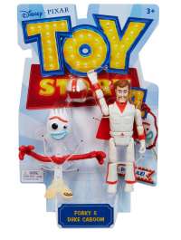 Набор из 2х фигурок История Игрушек 4: Форки и Дюк (Disney Pixar Toy Story 4 Forky and Duke Caboom Figures)