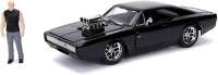 Форсаж - Дом и Додж Чарджер (Fast and Furious Dom and Dodge Charger Black Die-Cast Car with Die-Cast Figure)