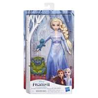Кукла Холодное Сердце 2: Эльза (Frozen 2  – Elsa Fashion Doll in Travel Outfit with Pabbie and Salamander Figures)