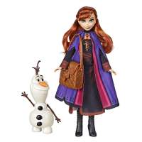 Кукла (Frozen Anna Doll with Buildable Olaf Figure)