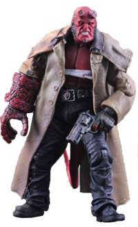 Фигурка Хеллбой (HB Series 2 Wounded Hellboy PVC Action Figure Collection Toy Model Gift Angry)