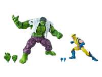 Фигурки Невероятный Халк: Россомаха и Халк (Marvel Comics 80th Anniversary Marvel Legends Hulk Vs. Wolverine Two-Pack)