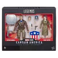 Фигурки Первый мститель - Капитан Америка и Пегги Картер (Marvel Legends Series The First Avenger Captain America & Peggy Carter Collectible Action Figure)