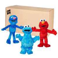 Улица Сезам - Коржик, Элмо и Гровер (Sesame Street Plush Bundle featuring Elmo, Cookie Monster and Grover)