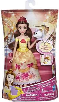 Кукла Красавица и чудовище - Бель (Shimmering Song Belle, Musical Fashion Doll, Toy with Removable Fashion, Mrs. Potts Sings Beauty and The Beast)