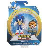 Фигурка Ёжик Соник (Sonic The Hedgehog Flexible Action Figure with Bendable Limbs and Spinable Friend Disk Accessory)