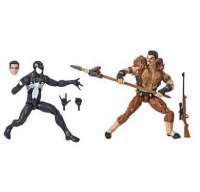 Набор их двух фигурок Человек-паук Симбиот и Крэйвен (Spider-Man Legends Series Symbiote Spider-Man and Kraven The Hunter Figure 2pk Target Exclusive)