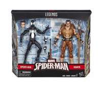 Набор их двух фигурок Человек-паук Симбиот и Крэйвен (Spider-Man Legends Series Symbiote Spider-Man and Kraven The Hunter Figure 2pk Target Exclusive)