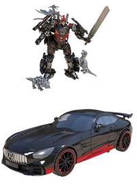 Трансформеры: Дрифт (Transformers: The Last Knight - Delux Class Drift with Mini Dinobots Action Figure)