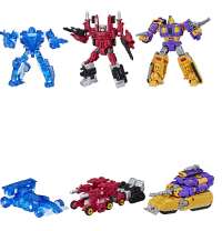 Набор из 3х игрушек Трансформеры: Битва за Кибертрон Делюкс (Transformers: War for Cybertron - Deluxe Fan-Vote Battle 3 Pack with Holo Mirage Powerdasher Aragon and Decepticon Impactor)