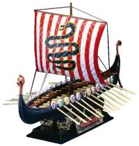 Модель Лодка Викингов Viking Ship 9th Century