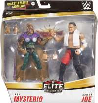 Набор из 2х фигурок Элитная коллекция - Мистерио и Сомоа Джо (WWE Battle Pack Ring Gear Mysterio Vs Somoa Joe)