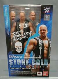 Фигурка WWE Холодный камень Стив Остин (WWE S.H. Figuarts Stone Cold Steve Austin Action Figure)