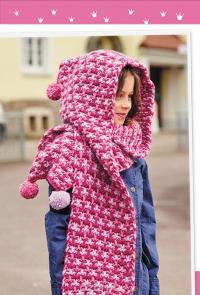 Стильные шарфы-скуди для детей. Тренд - капюшон-шарф! Вяжем спицами — Вероника Хуг #2