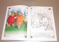 Сказка - раскраска "Три медведя" #6