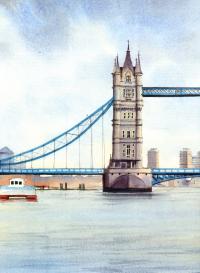 Нарисуй Лондон акварелью по схемам — Джефф Керси #10