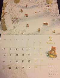 Календарь настенный на 2020 год "14 лесных мышей" (зимний день) — Кадзуо Ивамура #6