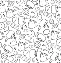 Pusheen. Розмальовка — Клер Белтон #3