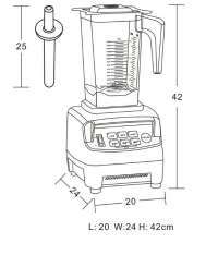 Блендер JTC Omniblend V TM 800A 1.5l BPA Free #6