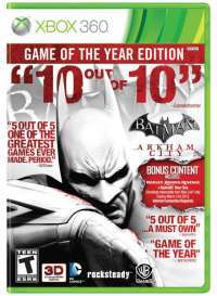 Batman: Arkham City Game of the Year Edition (Xbox 360)