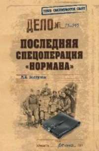 Последняя спецоперация "Нормана" — Михаил Болтунов