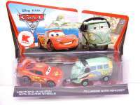 Тачки 2: Молния Маквин и Филмур с наушниками (Cars 2: Lightning McQueen Racing Wheels & Fillmore with Headset)